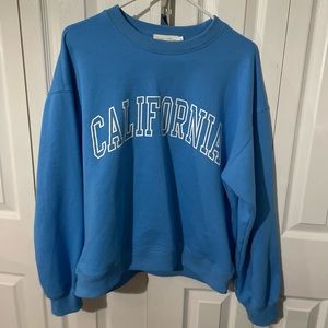 California baby blue sweatshirt